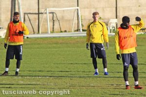 Sport - Calcio - Viterbese - L'allenamento di ieri - Molinaro, Artioli e Ngissah
