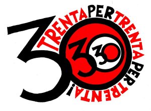 Il logo per i trent'anni di Millelire di Stampa Alternativa