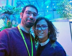 Matteo Meschini con la moglie Cristina