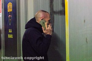Sport - Calcio - Viterbese - Federico Nofri in tribuna al Rocchi