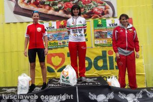 Sport - Ciclismo - Le premiazioni della prova a cronometro