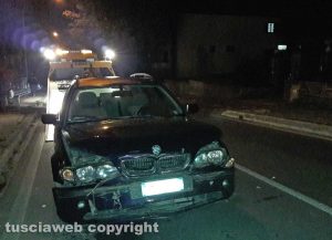 Montefiascone - Tamponamento a catena, coinvolte 4 auto.