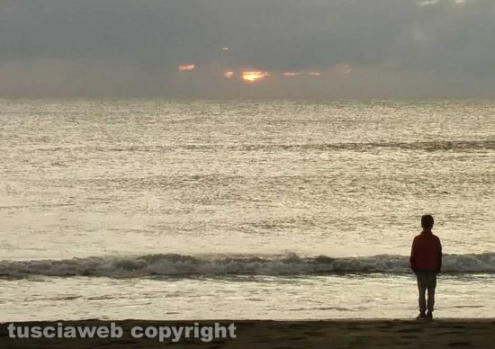 Tramonto a Marina di Cerveteri