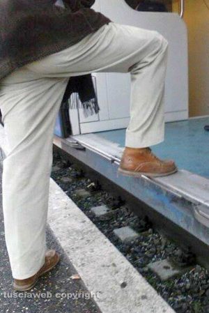 L'entrata di un treno