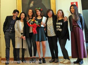 Torino - Il giorno della laurea di Valentina Taschini (al centro)