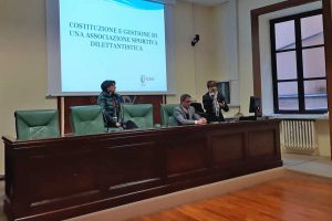 Sport - Il convegno "Costituire, amministrare, gestire una Asd"