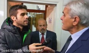 Viterbo – Le telecamere di Non è l’arena incalzano Marcello Nicchi