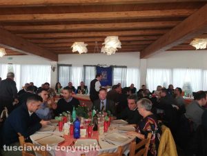 Viterbo - Il pranzo sociale del Sodalizio dei facchini di Santa Rosa