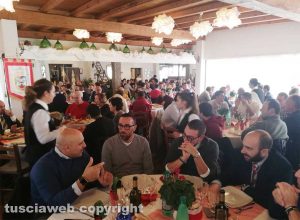 Viterbo - Il pranzo sociale del Sodalizio dei facchini di Santa Rosa