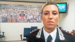 Lucia Dilio, comandante della compagnia dei carabinieri di Carbonia
