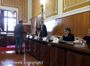 Montefiascone - Il consiglio comunale - L'elezione di Luca Bellacanzone