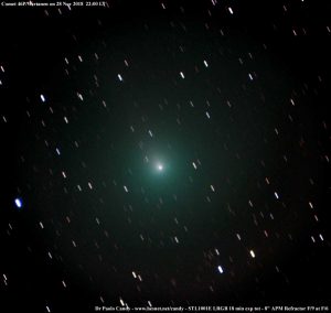 La cometa Wirtanen
