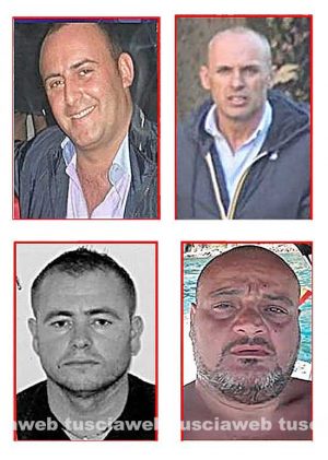 Operazione Ichnos - Gli arrestati: Massimo Leoni, Vincenzo Polito, Ismail Rebeshi e Giuseppe Tinenzo