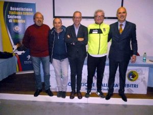 Viterbo - Da sinistra Gasbarri, Ventolini, Quaresima, Ceccarelli e Basilici