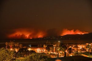 Malibù - L'incendio