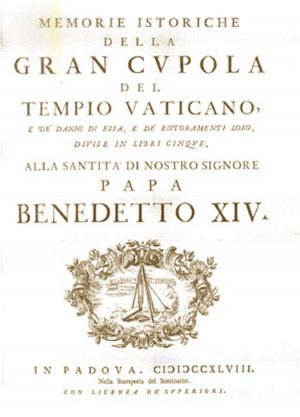 Le memorie istoriche della gran cupola del tempio Vaticano