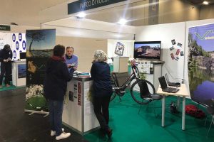 Torino - Gli stand di Montalto di Castro al salone delle aree naturalistiche