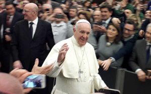 I volontari dell'Aeopc di Tarquinia all'udienza di papa 
