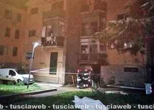 Viterbo - Incendio in appartamento al Carmine
