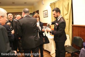 Viterbo - Messa e scambio d'auguri al comando dei carabinieri
