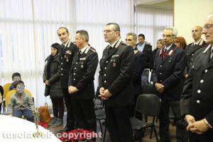 Viterbo - Messa e scambio d'auguri al comando dei carabinieri