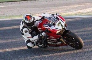 L'avvocato Mirko Bandiera in pista a Vallelunga