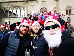 Viterbo L'assessore de Carolis, il consigliere Achilli e Bruno Buzzi alla "Walk for life"