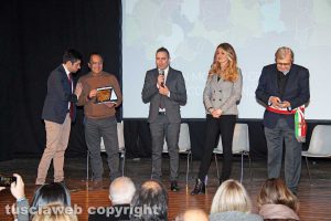 Capranica - La cerimonia di consegna della triplice cittadinanza onoraria a Domenico Lucano