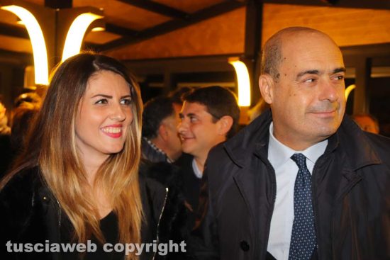 Alessandra Troncarelli e Nicola Zingaretti