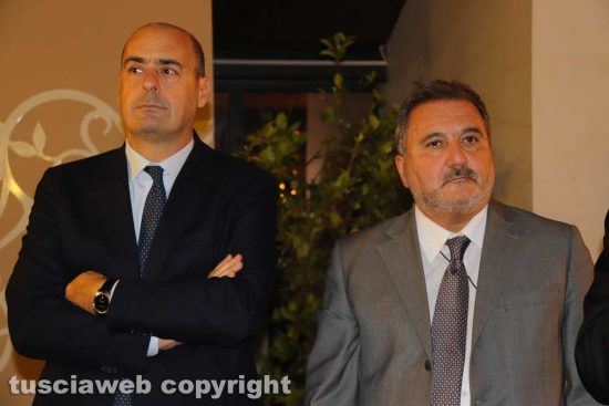 Nicola Zingaretti ed Enrico Panunzi