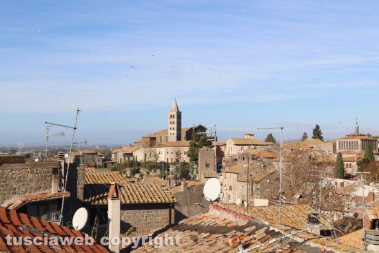 Viterbo vista dall'alto