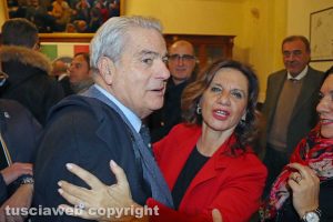 Giovanni Arena e Laura Allegrini
