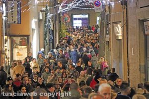 Viterbo - Corso Italia a Natale