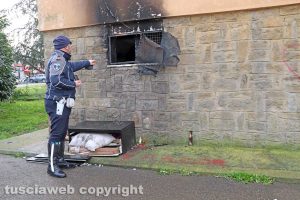 Viterbo - Incendio in una palazzina al Carmine