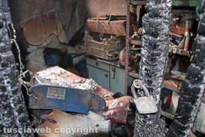 Viterbo - Incendio in una palazzina al Carmine