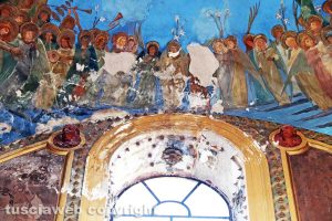 Viterbo - Gli affreschi di Pietro Vanni a dicembre