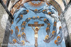 Viterbo - Gli affreschi di Pietro Vanni a dicembre