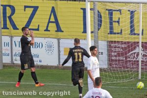 Sport - Calcio - Viterbese - Alessandro Polidori dopo il secondo gol