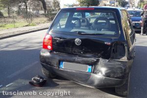Montefiascone - L'incidente sulla Cassia nord