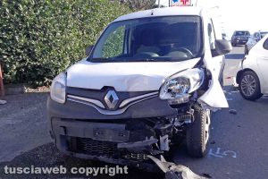 Montefiascone - L'incidente sulla Cassia nord