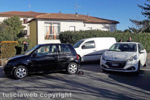 Montefiascone - L'incidente sulla Cassia nord