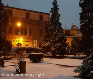 Maltempo - Neve ad Acquapendente