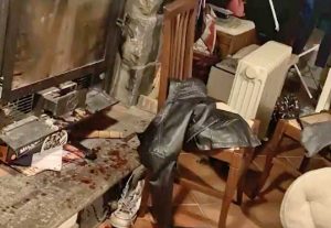 Bolsena - La casa messa a soqquadro dopo l'aggressione