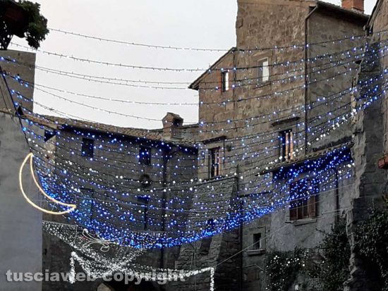 Viterbo - San Pellegrino - Le luminarie di Natale