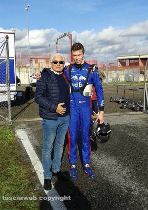 Motori - Daniil Kvjat al circuito di Viterbo