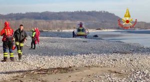 Treviso - Aereo precipita nel fiume Piave - I soccorsi