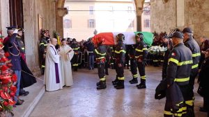 Rieti - I funerali di Stefano Colasanti
