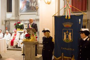 Caprarola - La cerimonia per i padri carmelitani 