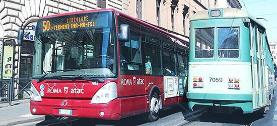 Roma - Autobus e tram Atac
