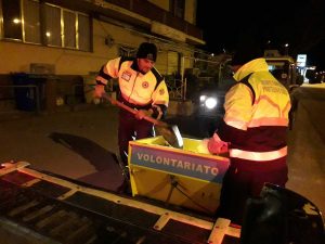 I mezzi spargisale in azione